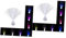 UKCOCO 2st Sensorische Lichter Für Kinder Weihnachtslampe Farbwechsel Lichtwellenleiter Glasfaser-weihnachtsdekorationen Kinder Tylonal Faserlicht Aufleuchten Kinder Led Optisch