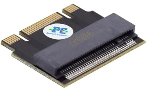 Sintech Tarjeta de extensión NGFF 2230 a 2242, M.2 NVME M-Key 2230 como llave B+M 2242 SSD, compatible con ThinkPad X270 X280 T470 T480 T580 L480 L580 P52S T14s