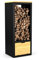 blumfeldt Leñero Interior Moderno - Estante para Leña 2 en 1, Acero y Madera de Caucho, 40×35×100 cm, Caja de Almacenamiento, Fácil Montaje, Diseño Elegante para Chimenea