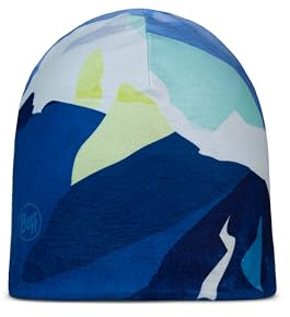 Buff®| Polar & EcoStretch Mütze Junge Mädchen, Multifunktional, Warm, Futter, Komfortabel, Weich, Stretch, Einheitsgröße, Blau