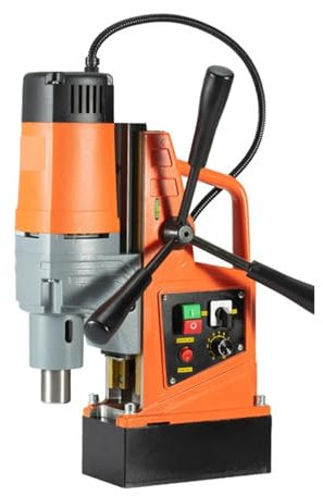 Tischbohrmaschine, Magnetsitzbohren Kernbohren Stahlplattenbohren Gewindebohren Magnetbohrmaschine Tischbohren Magnetsitzbohren Magnetisch Für Heimwerkerarbeiten, kleine und präzise Arbeite(8828)