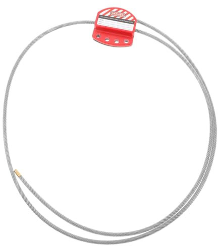 Verrou de Sécurité pour Consignation et Étiquetage Câble 6mm 1,8 M