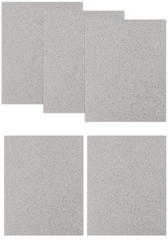 5 Pcs Microwave Oven Mica Plate Sheet 150mm X 120mm High Temperature Resistant Waveguide Cover Replacement for Microwave Repair Easy to Install Mica Sheet for Most Microwave