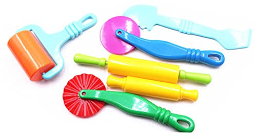 JOINPAYA 7 Stück Werkzeug für für kinderspielzeug Toys for Boys Toy for The Teachers Dreck plastelina geschenketueten hühner gummiente Lehmwalze