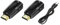 Cpolebev Adaptateur vers VGA Convertisseur Audio HD 1080p Transmission Audio avec Convertisseur Audio Jack 3.5mm Noir