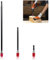 3PCS Drill Bit Holder, Quick Release Magnetic Screwdriver Bits, 2.4/6/11.8inch, (Red),1/4” Hex Shank Holder Bar Chuck Adapter, Screw Driver Drill Bit Extender, for Drills and Impact Screwdriver