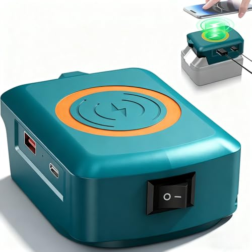 Battery adapter with wireless charging 15W (for makita battery)