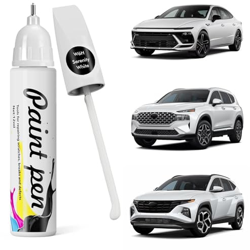 Edantas Peinture de retouche pour voitures Hyundai (W6H Serenity White)