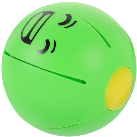 HOMOBABE Interactif Souple de Soucoupe Volante pour Chien, Balle à Mâcher Résistante Adaptée aux Jeux en Intérieur et Extérieur