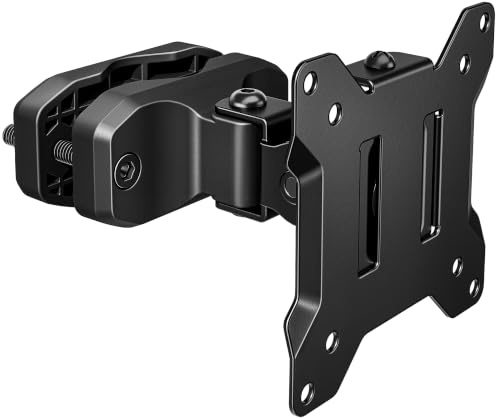 monTEK Universal Pole Monitor Arm for 17-32 Monitors | Quick-release VESA plate ,Fits 28–60mm poles,75x75 & 100x100mm VESA,Supports monitors or TVs up to 10kg