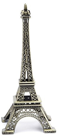 PROW® 15cm Paris Eiffelturm Eisen Handwerk Architektur Modell Desktop Home Dekoration Kunst Geschenk, Bronze