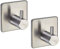 2 x SO-TECH® Gancho PANDORA Autoadhesivo 3M Acero Fino Inoxidable para la Cocina y el Baño/Gancho de Pared/Gancho para Ropa/Gancho Adhesivo
