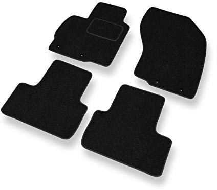Mossa - Fußmatten Auto kompatibel mit Mitsubishi ASX (2010-2021) - schwarz Automatten Autoteppiche 1