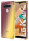 DEDUX Hülle für LG K51S Handyhülle, Verstärkung mit Vier Ecken, Transparent Farbverlauf TPU Schutzhülle Case (Schwarz/Gold)