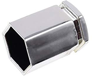 YanHua- cache écrou 20x 17mm Chrome Roues en alliage écrous Cosses boulons Cap, Couvre ou long court Empêcher les écrous de rouiller, remplacement for 8Z, Pour les accessoires antivol de sécurité