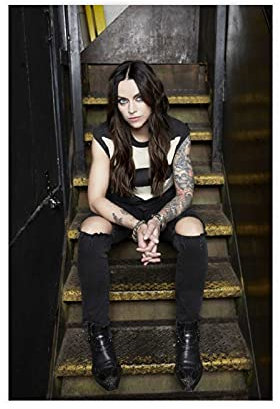 Sänger-Poster Amy MacDonald 24, Leinwand-Poster, Wandkunst, Deko, Bild, Gemälde für Wohnzimmer, Schlafzimmer, Dekoration, 30 x 45 cm, ohne Rahmen: