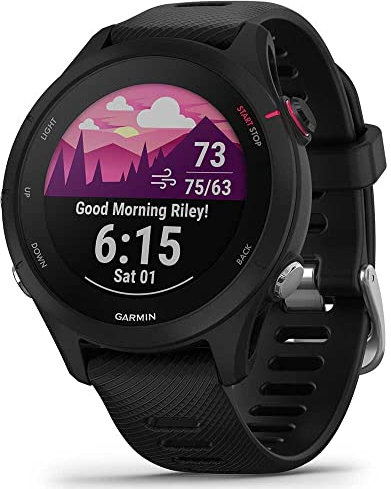 Garmin Forerunner 255S, Music - Montre GPS Multisports connectée de Running – Noire – Boitier 41 mm