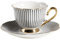 Tasse à café Madame de Récamier - Gris foncé