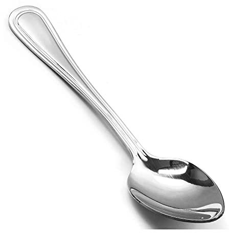 Forgast Cucchiaini da Tè in Acciaio Inox, linea RESTAURANT, Set di 6 Pezzi, Cucchiai da Dessert, Cucchiaini da Caffè da Gelato, Ideale per Ristoranti, Mense, Hotel, Casa, Lavabile in Lavastoviglie