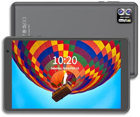 VOLENTEX 8 Inch Tablet, Android 13 Tablet PC 8GB(4+4GB Expand), 64GB ROM, 1TB Expand,1280x800 HD IPS Screen, 5000mAh Battery, Dual Cameras, Bluetooth, WiFi, and Type-C Port(Gray)