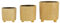 J-Line Pot de Fleurs - céramique - Ocre - Ø 16.5 cm