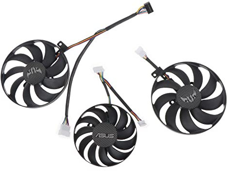 aieibuy Ventilateur de refroidissement GPU 4 broches 12 V pour Radeon RX 5700 XT 8 Go TUF X3 EVO OC RX 5600 XT RX5700 ventilateur de refroidissement de carte graphique