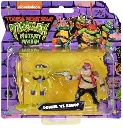 TEENAGE MUTANT NINJA Turtles Movie Mini Figure 2-Pack Don Bebop
