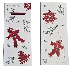 520 Serviettentaschen Bestecktaschen Sacchetto Pochetto Weihnachten 85x200mm inklusive Tissue Serviette 33x33cm Bordeaux