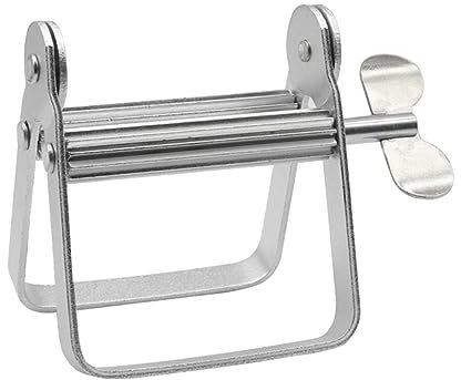 Tubenquetscher 1 Stück aus Aluminiumlegierung Silber