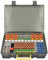 Batterie Aufbewahrungsbox - Batterien Aufbewahrung Organizer mit Batterietester Akkutester BT-618. hält 225 Batterien für 9V Block batterien Akku AA, AAA, C, D, 1.5V - Transparent1 (Grau, XL)