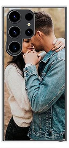 Funda para Samsung S24 Ultra Personalizada con Foto | Carcasa Transparente con Dibujo Texto Flexible (S24 Ultra)