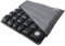 ANMSVI Air Inflatable Seat Cushion for Wheelchair, Car, Office, Home Living, Adjustable Firmness for Coccyx, Sciatica Pain Relief, Tailbone Pain Relief, 46x 41x 5.3cm whit Grey Cover