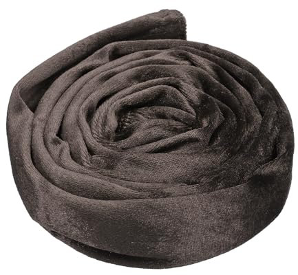 PATIKIL Cache-Cordon de Chaîne de Lustre de 1,97 Pouces, 1 Pièce en Tissu de Velours pour Chaîne de Lustre, Balançoires de Fils, Câbles, Couleur Café