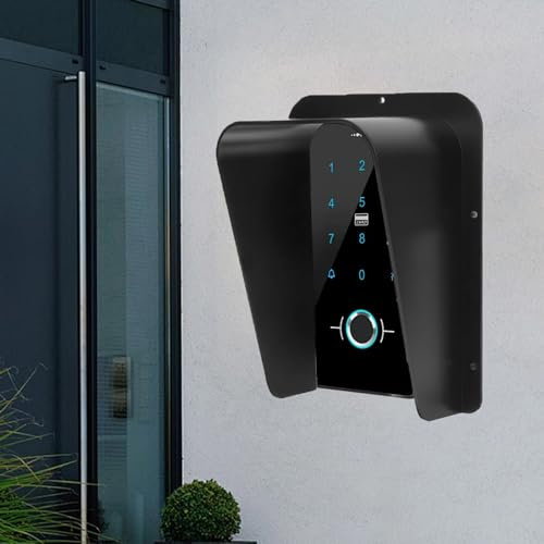 Campanello Copertura Antiriflesso,Protezione per Campanello Video,Protezione per Campanello Esterno,Copri Campanello Compatibile Citofoni per Il Controllo Degli Accessi(19,5 cm X 13,5 cm)