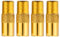 Alnicov 4 Pezzi Adattatore Antenna SAT Presa per Connessione Coassiale (IEC) - Adattatore Cavo Satellitare per TV, Ricevitore, Radio con Connessione Coassiale IEC
