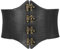 JasGood Korsett Gürtel für Damen Breiter Elastischen Waspie Gürtel Halloween Schnürkorsett Vintage Taillen Korsett für Kleider,Schwarz,103cm