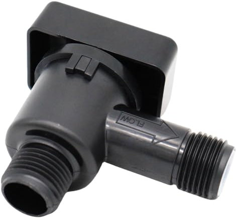 ACCYPRO Rückschlagventil für Wohnmobil, Wohnmobil, 571-VAC-CHK-A, schwarz, Tankspülung, Rückschlagventil für Wohnmobil