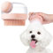 Badebürste Hund Katze Duschbürste Nachfüllbar Hundebürste mit Seifenspender Badmassagebürste Haustier Shampoo Dispenser Katzenbürste Silikon Bürste Fellpflege Pflegebürste für Massage Waschen Rosa