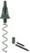 [Christmas Tree Topper Holder] - Twist-on Holiday Universal Tree Topper Stabilizer Fits All Base Types- Metal Green Support Rod with Adjustable attachments to stabilize Seasonal Treetop Ornaments