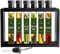 Tilz Infused Olive Oil Geschenkset - 6 x 40 ml aromatisiert, Geschenkset mit Speiseöl/Brotdipölen, | Basilikumöl, Knoblauchöl, Chiliöl, Zitronenöl, Rosmarin, Oregano | Lebensmittelgeschenke
