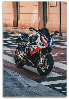 YTNSA Sport-Motorrad-Poster, S1000RR, Superbike-Renn-Poster, dekoratives Gemälde, Leinwand, Wandposter und Kunstdruck, moderne Familienschlafzimmer-Dekoration, Poster, 30 x 45 cm