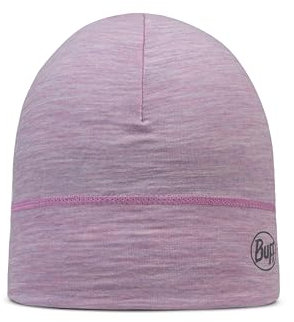 Buff Merino Lightweight Berretto Uomo Donna Adulti, Sciarpa Multifunzionale, 100% Lana Merino, Escursionismo, Outdoor, Sostenibile, Leggera, Fine, Multifunzionale, Taglia Unica, Rosa