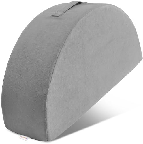 Linodino® Halbmond Wippe – Spielsofa Add-on aus Schaumstoff | Bauteil & Erweiterung zum Wippen, Balancieren & Bauen | Delfingrau
