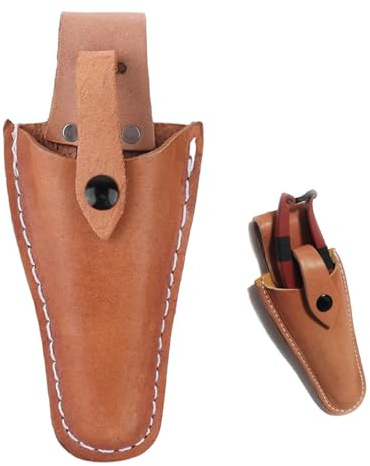 Gartenschere Lederholster, Gartenschere Holster Tasche Lederetui, Cuttermesser Tasche FüR GüRtel, Garten Gartenschere Scheide für Abscheren Messer Zangen Werkzeug Messer Aufbewahrung