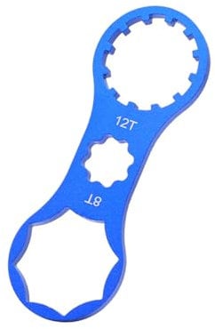 Qrity 1 PCS Bicycle Front Fork Repair Tool, Front Fork Removal Bike Wrench, Bicycle Wrench for XCR XCT XCM RST, 8T-12T