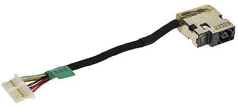 LPUK Conector Alimentacion Compatible con HP Chromebook 11-v003nf, 11-v004nf - Conector de Carga de Repuesto