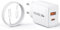 RAVIAD 20W USB C Ladegerät mit USB C Kabel 2M, [USBC + USBA] Schnellladegerät, Handy Netzteil Typ C mit 2-Port, Kompatibel mit iPhone 16 15 Pro Max, Samsung Galaxy S25 S24 S23 Ultra