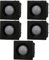5x Sensore di movimento PIR, Moduli neri, nero, Compatibile Con BTicino Axolute, frutti, interruttori, pulsanti, deviatori, dimmer, sensori, PIR, buzzer, Per Placche originali e compatibili