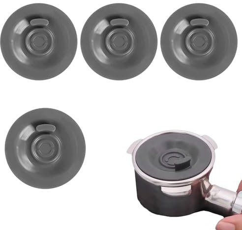 4 Pieces Sage Cleaning Tablets,Espresso Machine Clean Tablet Silicone Backflush Descaler Disc Kit Tool, Universal 54mm Handle Cleaner Pad Coffee Accessories,for Family Office Barista Most Machines