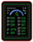 Pyhodi Innenluftqualitätsmessgerät, 18 in 1 CO2 TVOC HCHO PM2.5 PM10 TEMP -Luftfeuchtigkeit Datenspeicher Schwarz, mit 2,8 -Zoll -HD -Bildschirm 7H -Batterie, Hochempfindliche